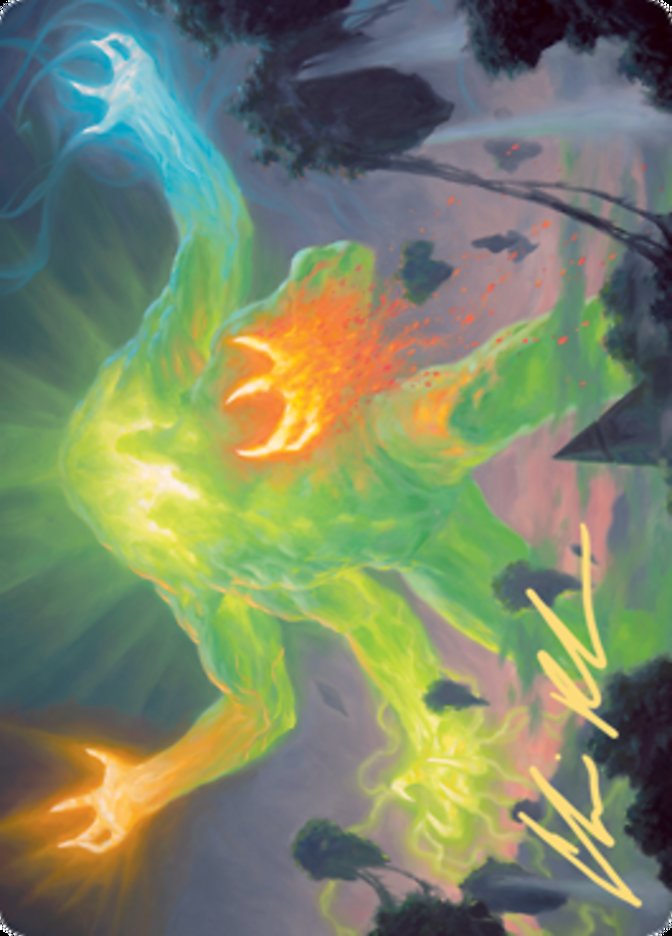 Omnath, Locus of Creation Art Card (Gold-Stamped Signature) [Zendikar Rising Art Series] | A1Comics