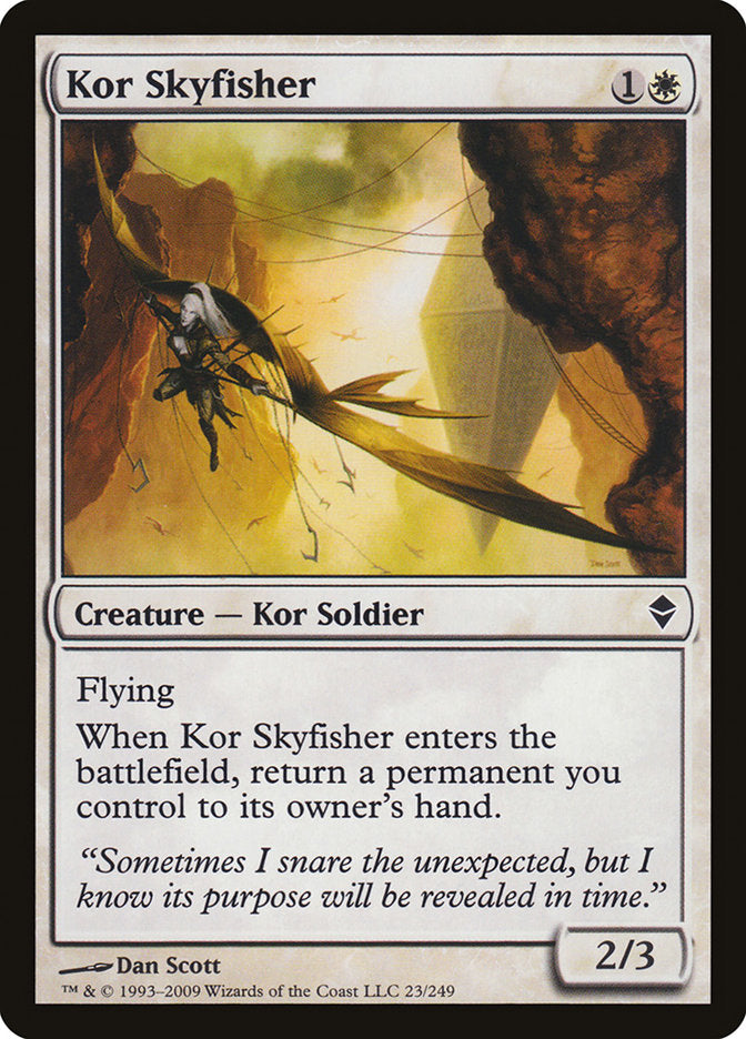 Kor Skyfisher [Zendikar] | A1Comics