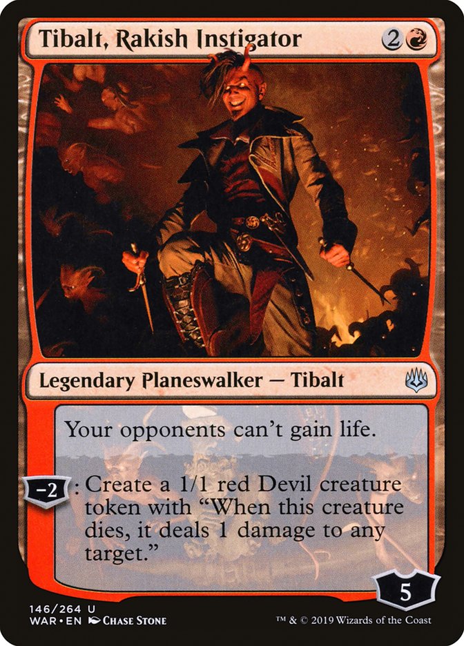 Tibalt, Rakish Instigator [War of the Spark] | A1Comics