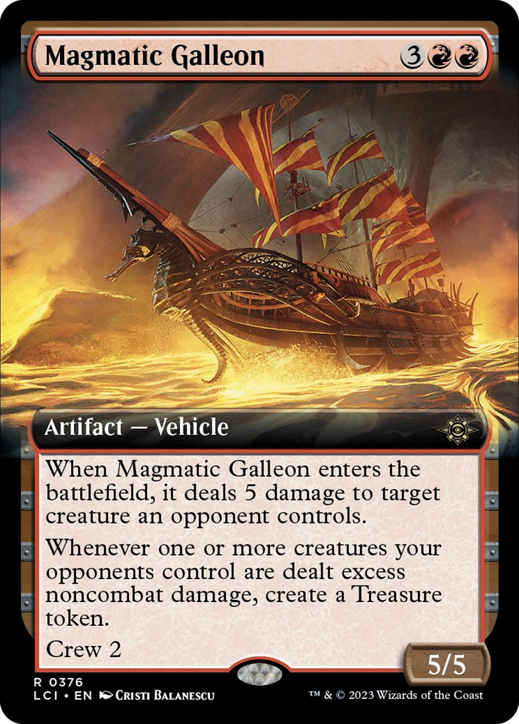 Magmatic Galleon (Extended Art) [The Lost Caverns of Ixalan] | A1Comics