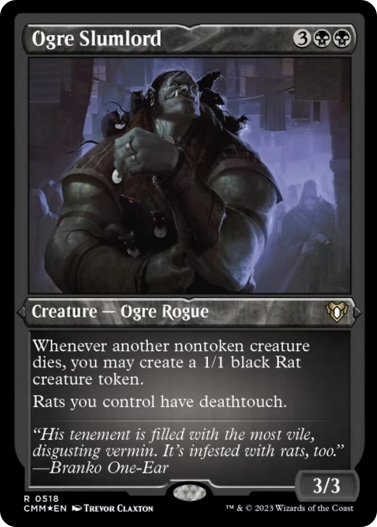 Ogre Slumlord (Foil Etched) [Commander Masters] | A1Comics