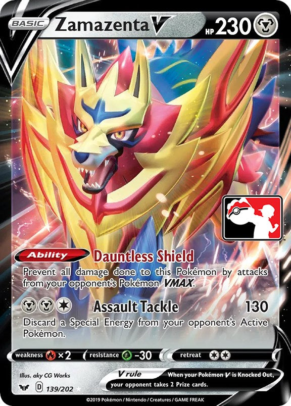 Zamazenta V (139/202) [Prize Pack Series One] | A1Comics