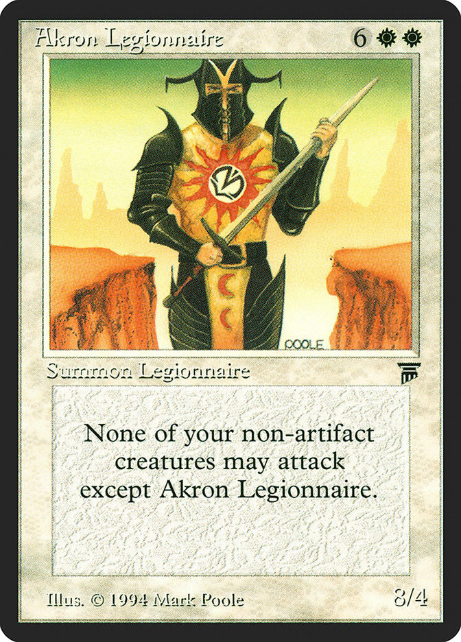 Akron Legionnaire [Legends] | A1Comics