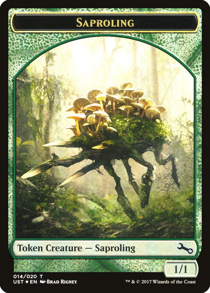 Saproling // Saproling Double-Sided Token [Unstable Tokens] | A1Comics