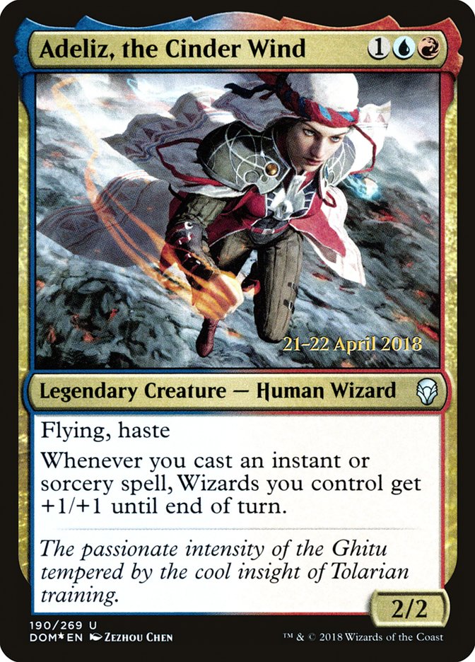 Adeliz, the Cinder Wind [Dominaria Prerelease Promos] | A1Comics