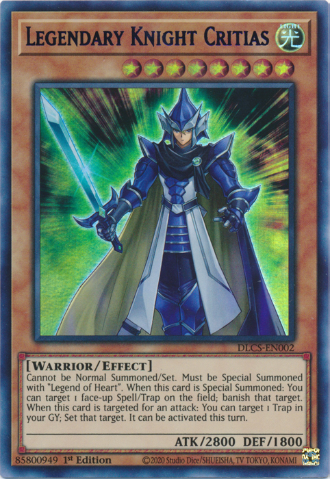 Legendary Knight Critias (Purple) [DLCS-EN002] Ultra Rare | A1Comics