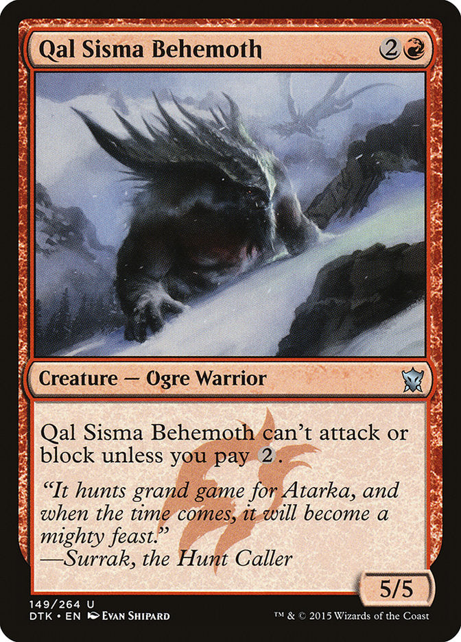 Qal Sisma Behemoth [Dragons of Tarkir] | A1Comics