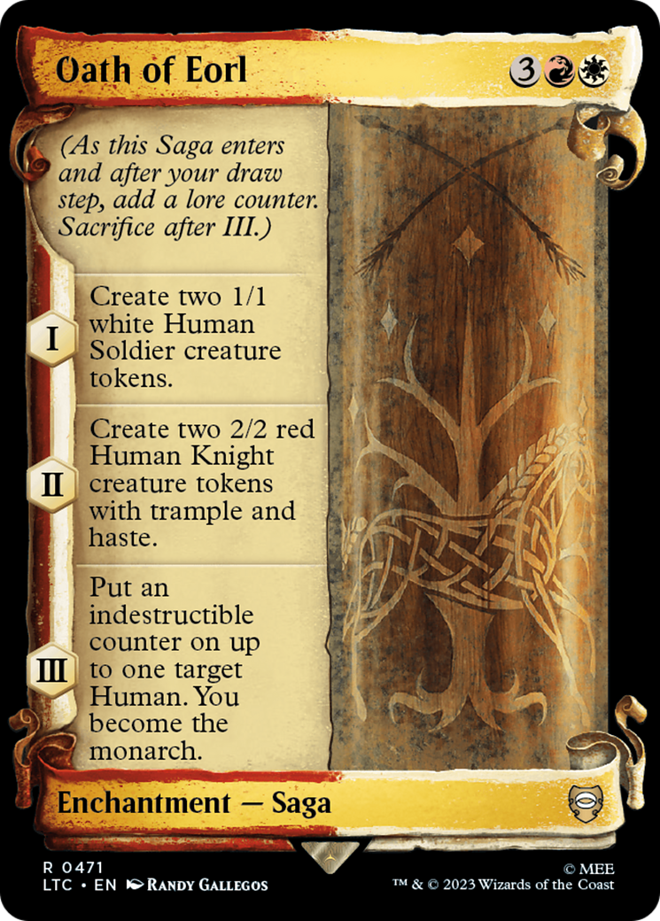 Oath of Eorl [The Lord of the Rings: Tales of Middle-Earth Commander Showcase Scrolls] | A1Comics