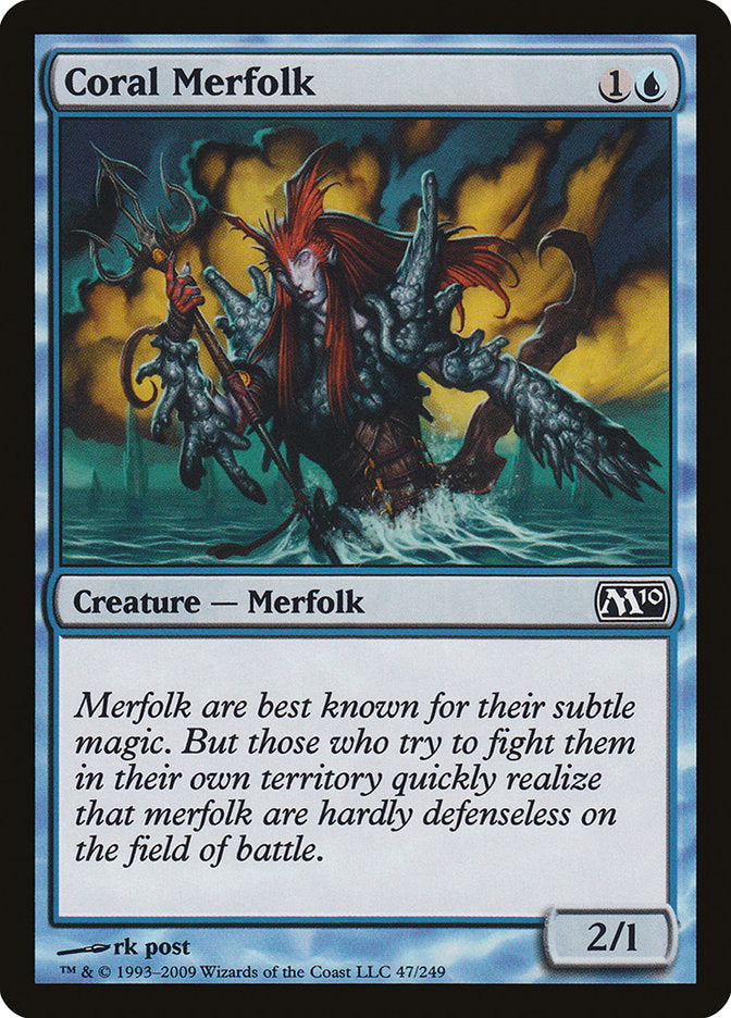 Coral Merfolk [Magic 2010] | A1Comics