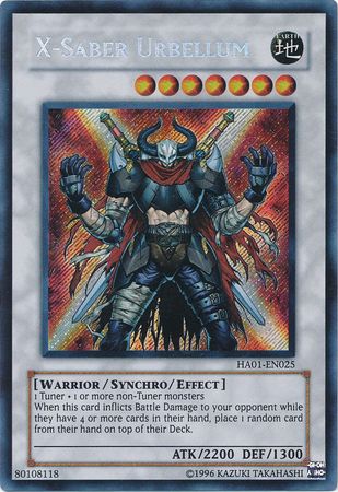 X-Saber Urbellum [HA01-EN025] Secret Rare | A1Comics