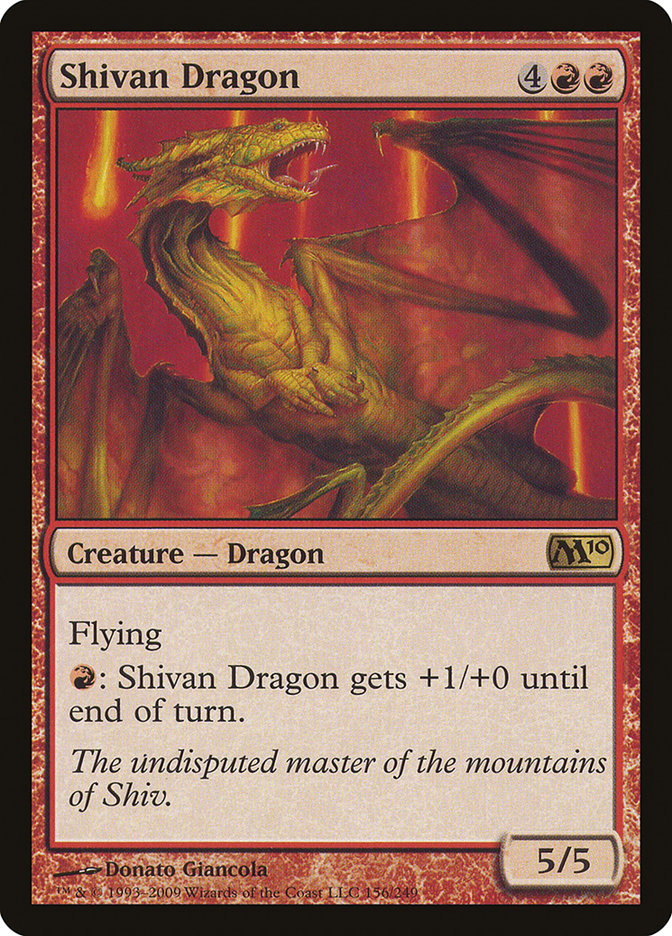 Shivan Dragon [Magic 2010] | A1Comics