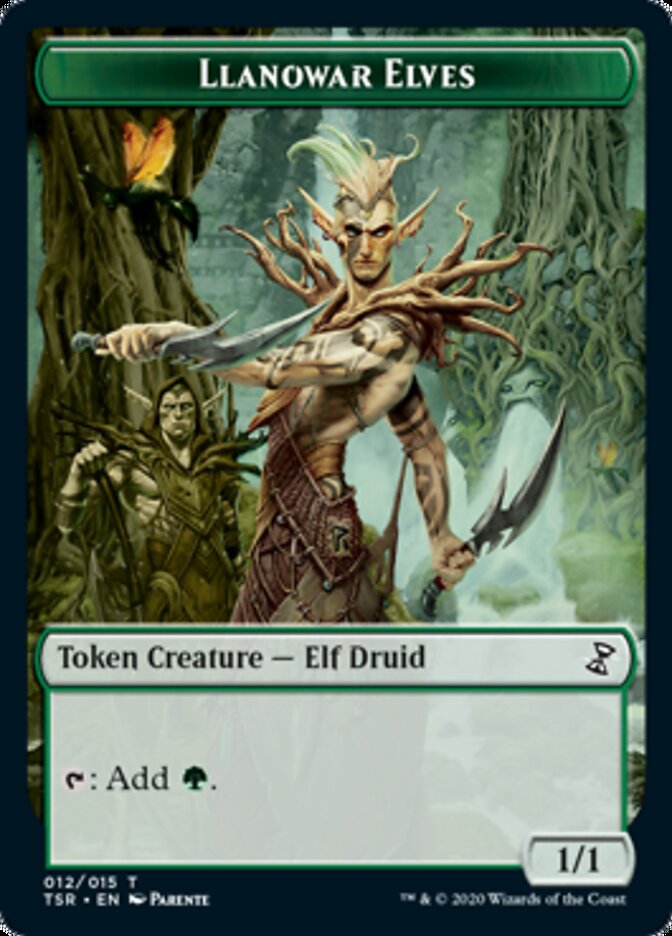 Llanowar Elves Token [Time Spiral Remastered Tokens] | A1Comics