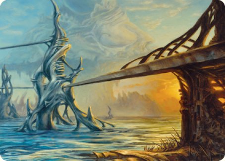 Razortide Bridge Art Card [Modern Horizons 2 Art Series] | A1Comics