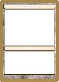 2004 World Championship Blank Card [World Championship Decks 2004] | A1Comics