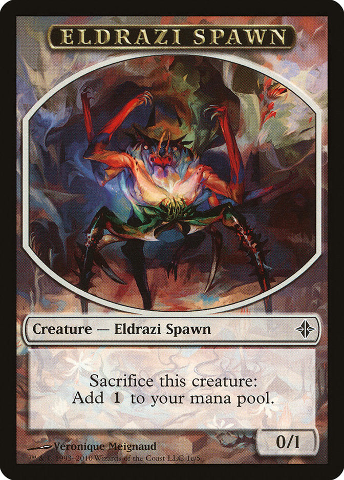 Eldrazi Spawn Token (1c/5) [Rise of the Eldrazi Tokens] | A1Comics