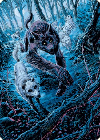 Untamed Pup Art Card [Innistrad: Midnight Hunt Art Series] | A1Comics