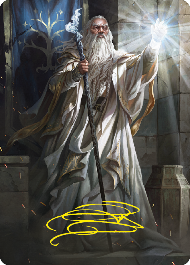 Gandalf the White Art Card (Gold-Stamped Signature) [The Lord of the Rings: Tales of Middle-earth Art Series] | A1Comics