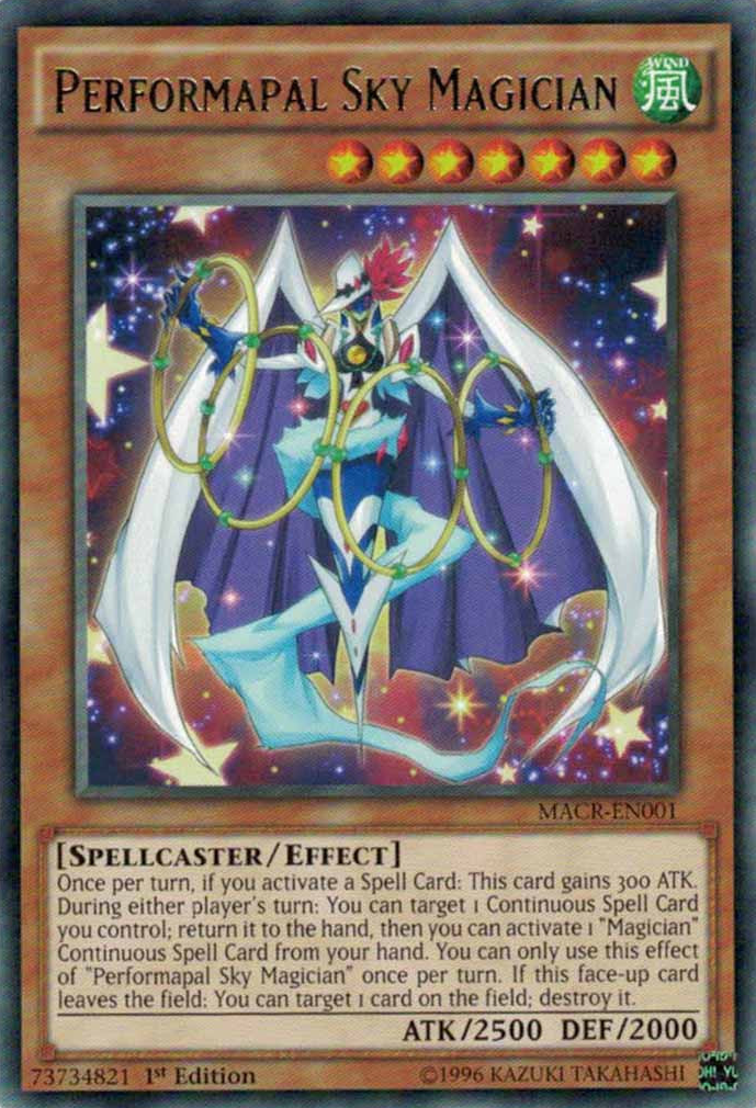 Performapal Sky Magician [MACR-EN001] Rare | A1Comics