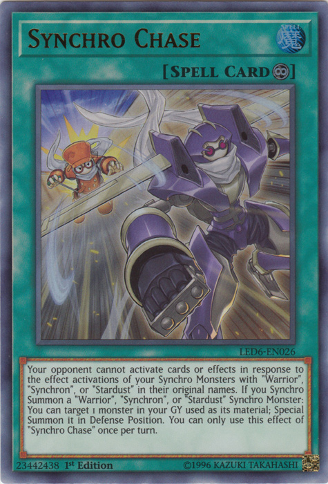 Synchro Chase [LED6-EN026] Ultra Rare | A1Comics