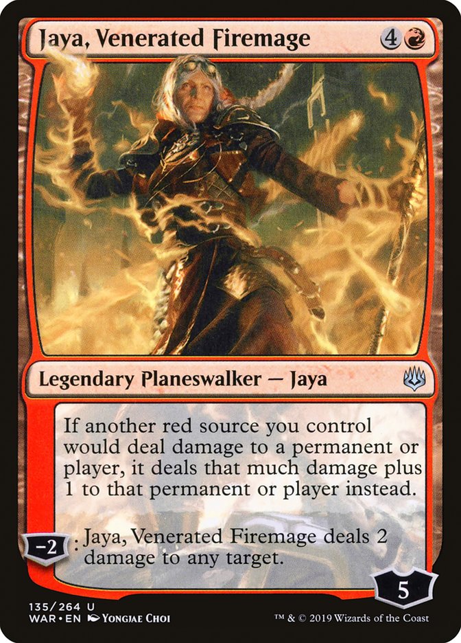 Jaya, Venerated Firemage [War of the Spark] | A1Comics