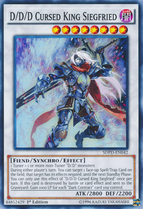 D/D/D Cursed King Siegfried [SDPD-EN042] Super Rare | A1Comics