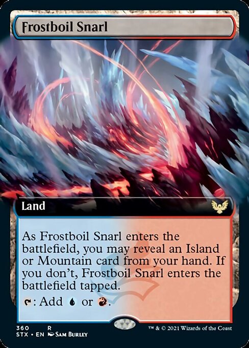 Frostboil Snarl (Extended Art) [Strixhaven: School of Mages] | A1Comics