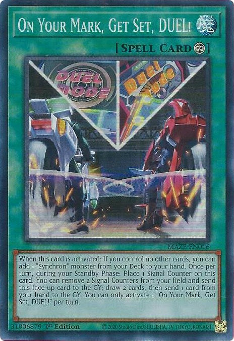 On Your Mark, Get Set, DUEL! [MAZE-EN016] Super Rare | A1Comics