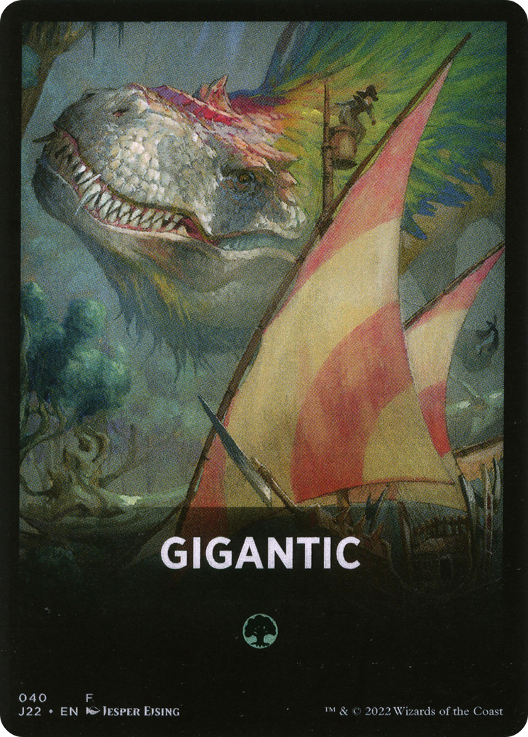 Gigantic Theme Card [Jumpstart 2022 Front Cards] | A1Comics