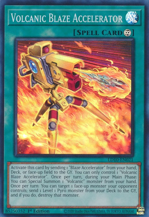 Volcanic Blaze Accelerator [LD10-EN021] Super Rare | A1Comics