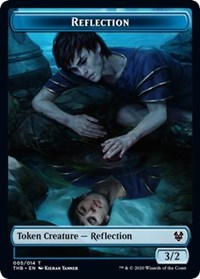 Reflection // Satyr Double-Sided Token [Theros Beyond Death Tokens] | A1Comics