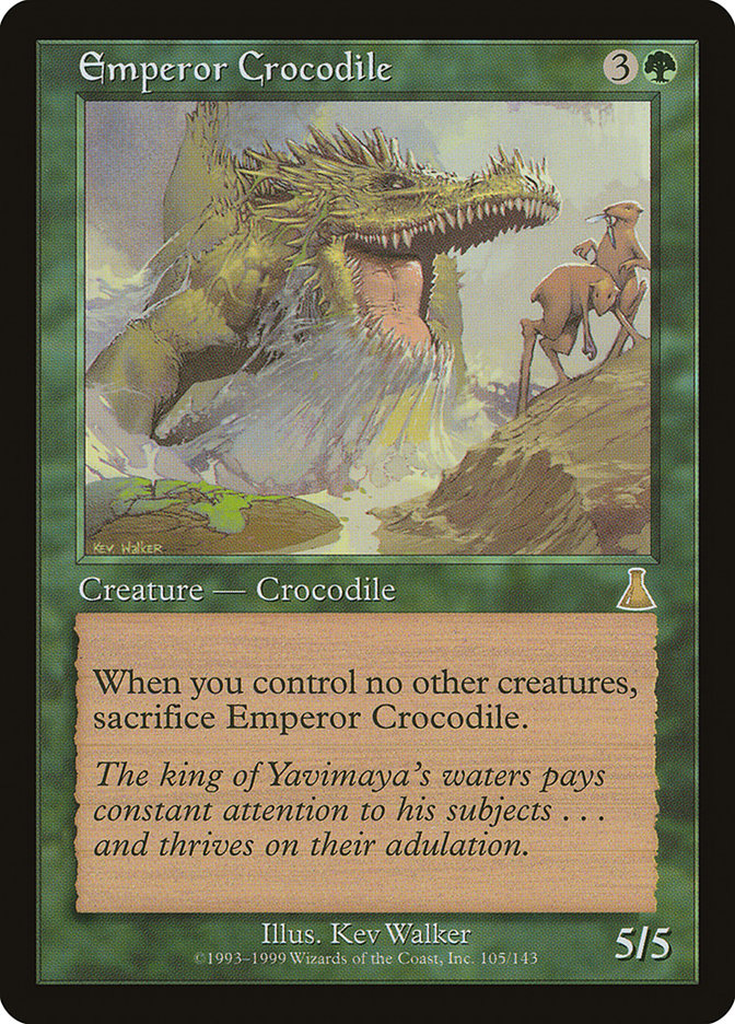 Emperor Crocodile [Urza's Destiny] | A1Comics