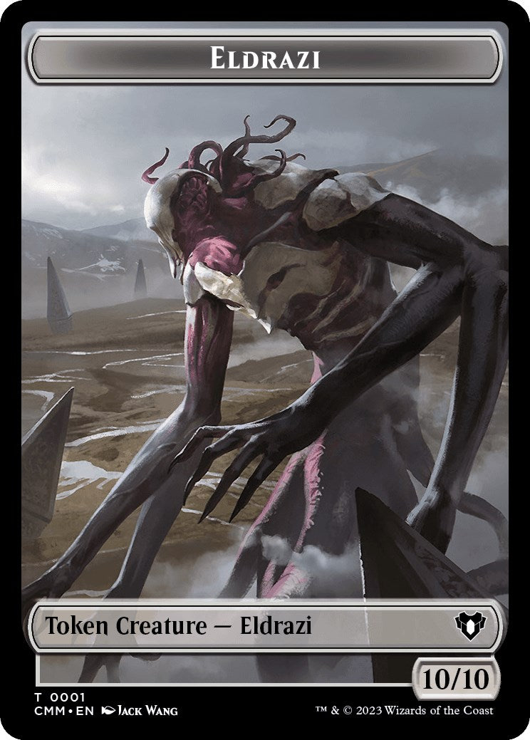 Eldrazi // Dragon (0020) Double-Sided Token [Commander Masters Tokens] | A1Comics