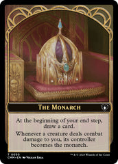 The Monarch // Rat Double-Sided Token [Commander Masters Tokens] | A1Comics