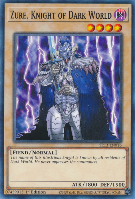 Zure, Knight of Dark World [SR13-EN016] Common | A1Comics