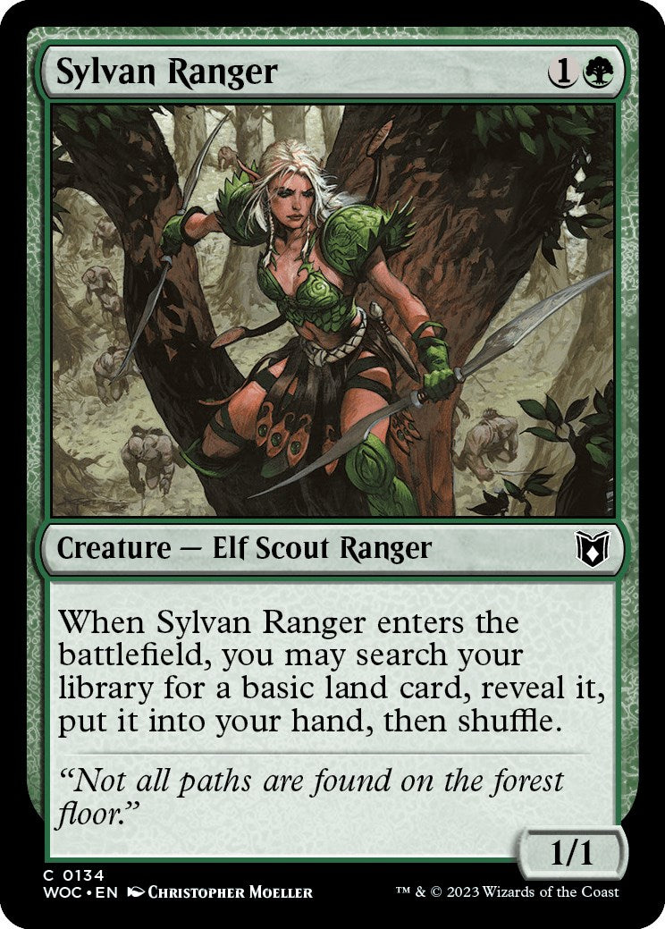 Sylvan Ranger [Wilds of Eldraine Commander] | A1Comics