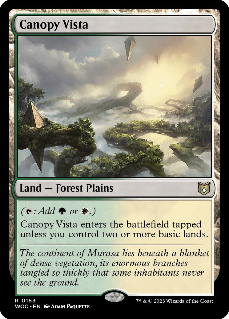 Canopy Vista [Wilds of Eldraine Commander] | A1Comics