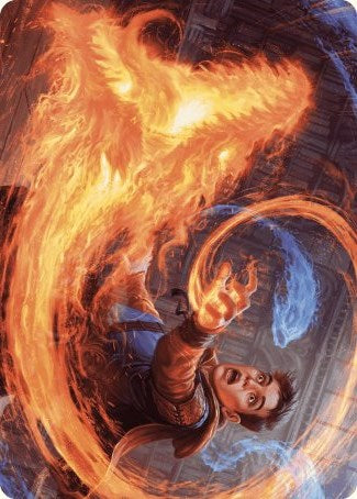 Frantic Firebolt Art Card [Wilds of Eldraine Art Series] | A1Comics