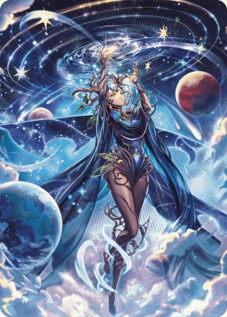 Omniscience Anime Art Card [Wilds of Eldraine Art Series] | A1Comics