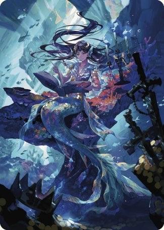 Rhystic Study Art Card [Wilds of Eldraine Art Series] | A1Comics