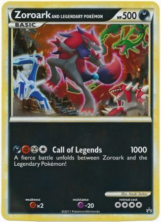 Zoroark and Legendary Pokemon (Jumbo Card) [Miscellaneous Cards] | A1Comics