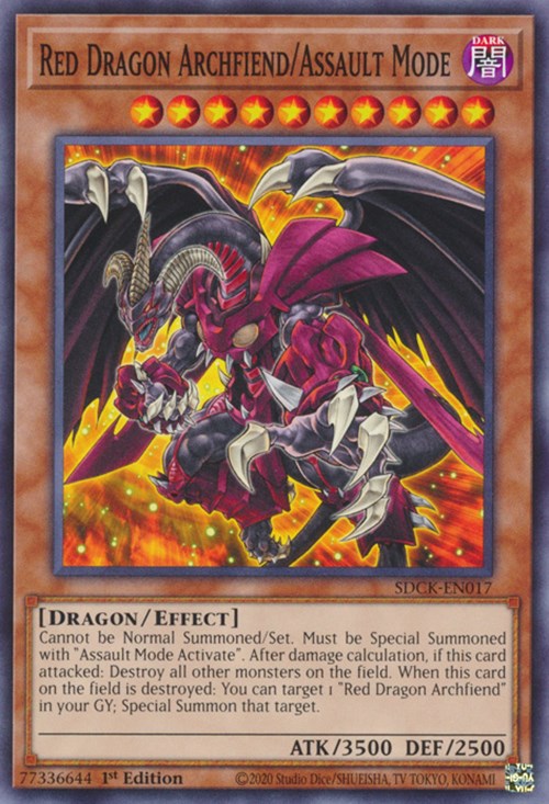 Red Dragon Archfiend/Assault Mode [SDCK-EN017] Common | A1Comics