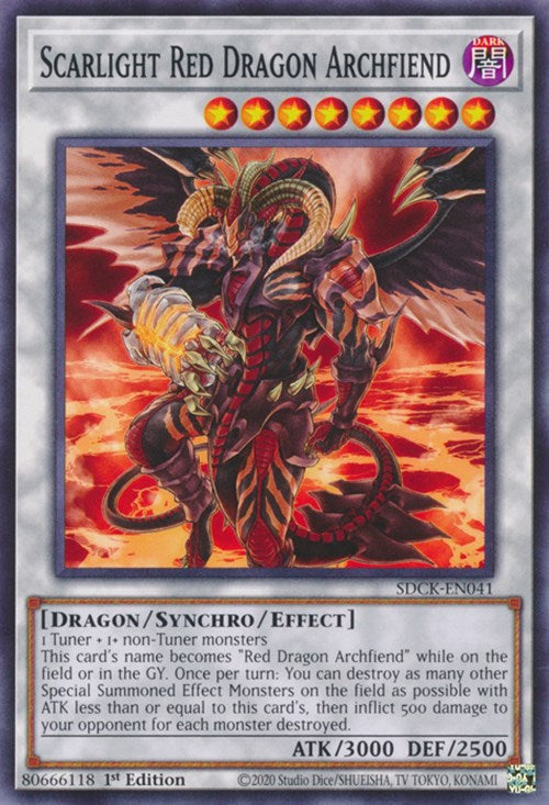 Scarlight Red Dragon Archfiend [SDCK-EN041] Common | A1Comics