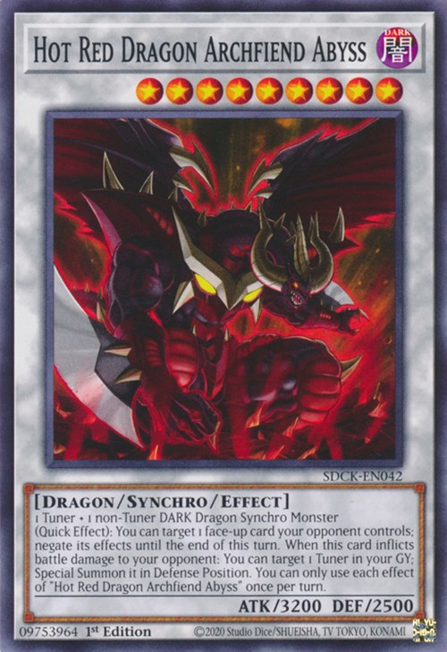 Hot Red Dragon Archfiend Abyss [SDCK-EN042] Common | A1Comics