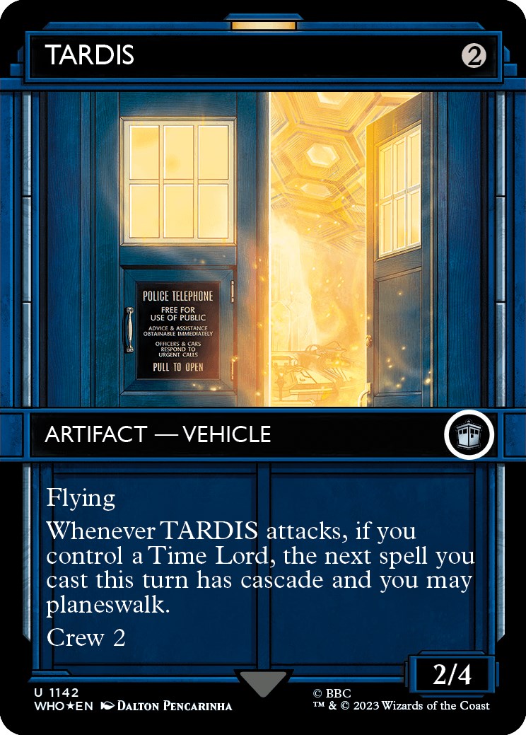 TARDIS (Showcase) (Surge Foil) [Doctor Who] | A1Comics