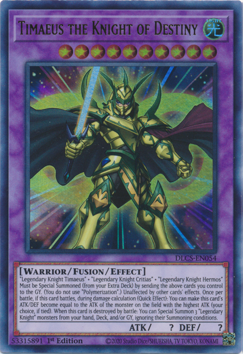 Timaeus the Knight of Destiny [DLCS-EN054] Ultra Rare | A1Comics