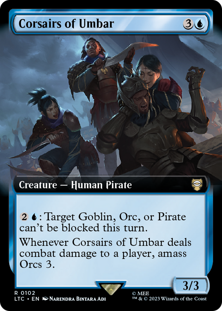 Corsairs of Umbar (Extended Art) [The Lord of the Rings: Tales of Middle-Earth Commander] | A1Comics