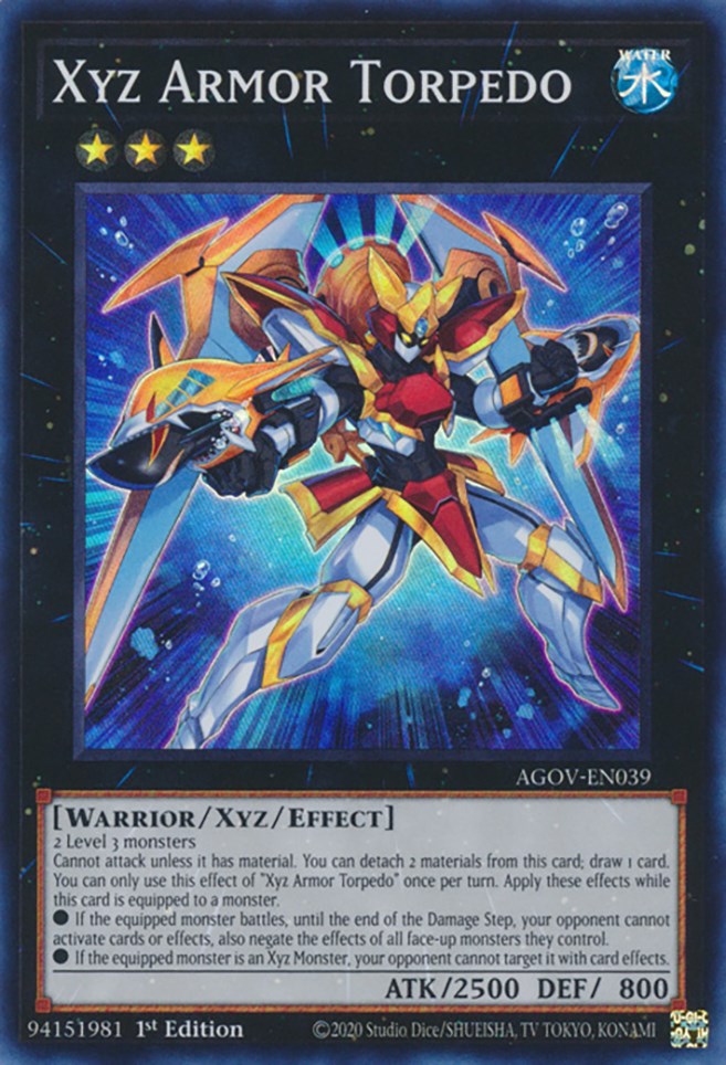 Xyz Armor Torpedo [AGOV-EN039] Super Rare | A1Comics