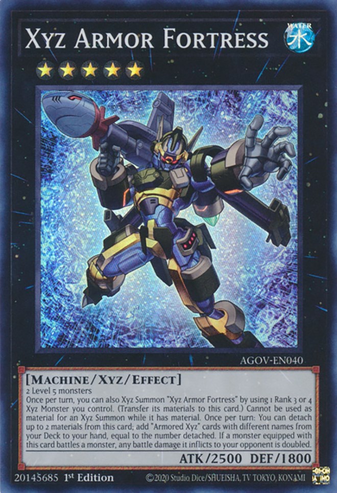 Xyz Armor Fortress [AGOV-EN040] Super Rare | A1Comics