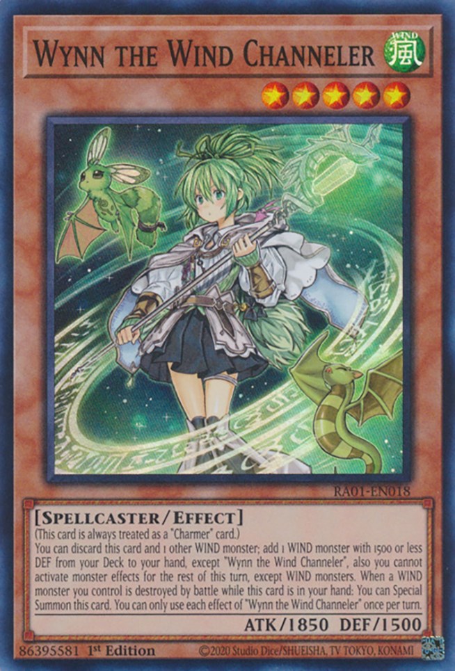 Wynn the Wind Channeler [RA01-EN018] Super Rare | A1Comics