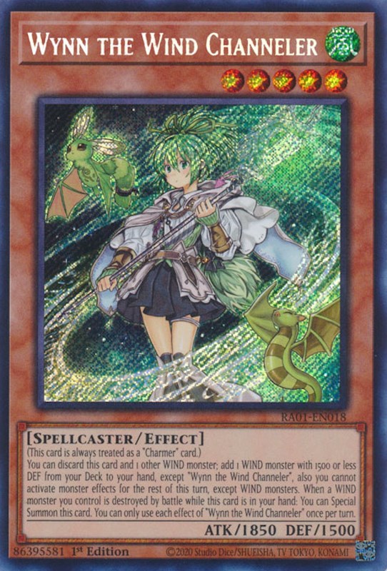 Wynn the Wind Channeler [RA01-EN018] Secret Rare | A1Comics